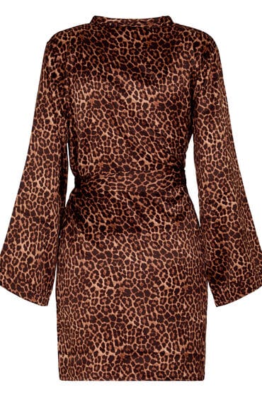 Hunkemöller Satin kimono Zwart