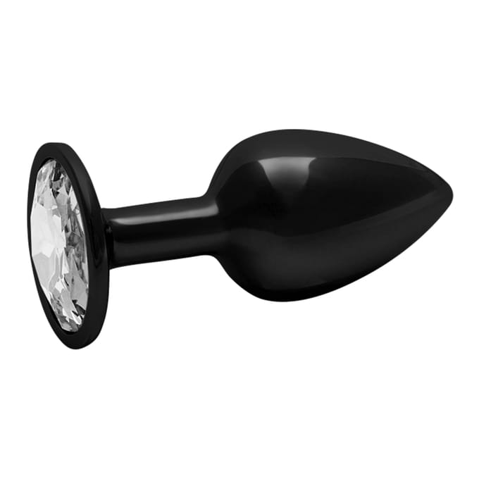 Aluminium Buttplug Small - Gun Metal