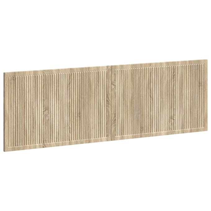 vidaXL - Wandgemonteerd - Hoofdbord - EDE - Sonoma - Eiken - Bewerkt - hout
