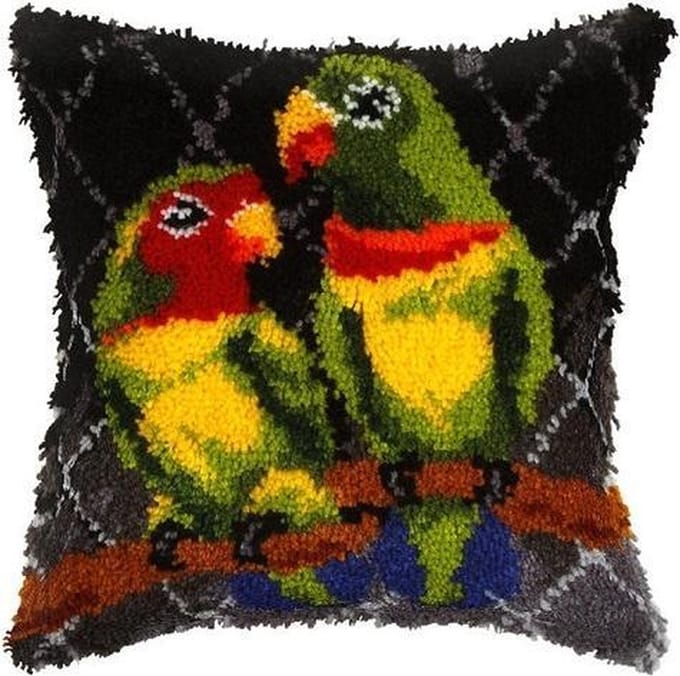 Knoopkussen pakket Parrots  orchidea