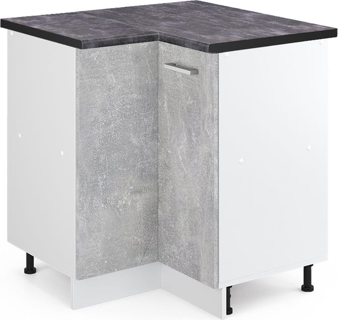 Vicco R-Line Hoekkast – 75.6 cm, WB Antraciet Beton