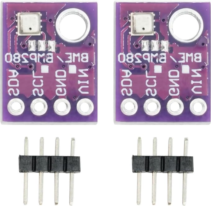 Barometrische Sensor - Temperatuur Vochtigheid - Omgevingsmeting - 3-in-1 meting - 2 Stuks - Niet gespecificeerd