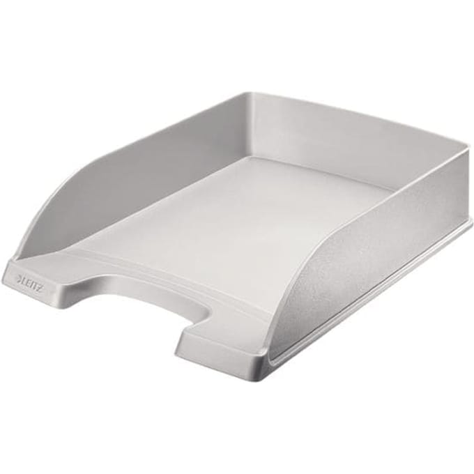 Plus Briefkorb - Polystyrol - Silver - A4 - 255 x 357 x 70 mm - 270 g