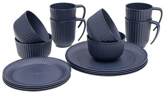 Outwell Delish 2 Pax Serviesset Zilver