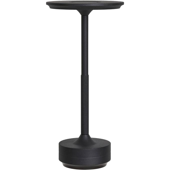 Lyneham LED Tafellamp - Aluminium - Zwart