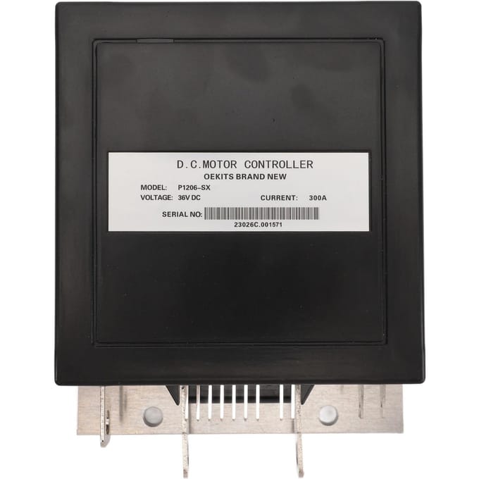 Golfkar Motor Controller 36VDC 300A 9 Pins 5 Terminals Soepele Werking 1206SX Vervanging voor E‑Z‑GO TXT Medalist white