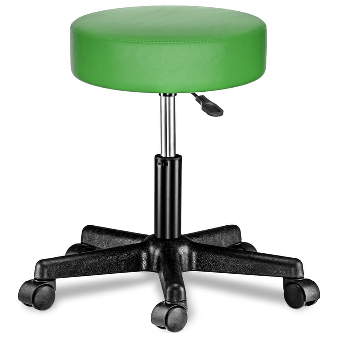 Casaria Verstelbare Draaikruk - 46/60cm Zithoogte – 1 Stuks Groen