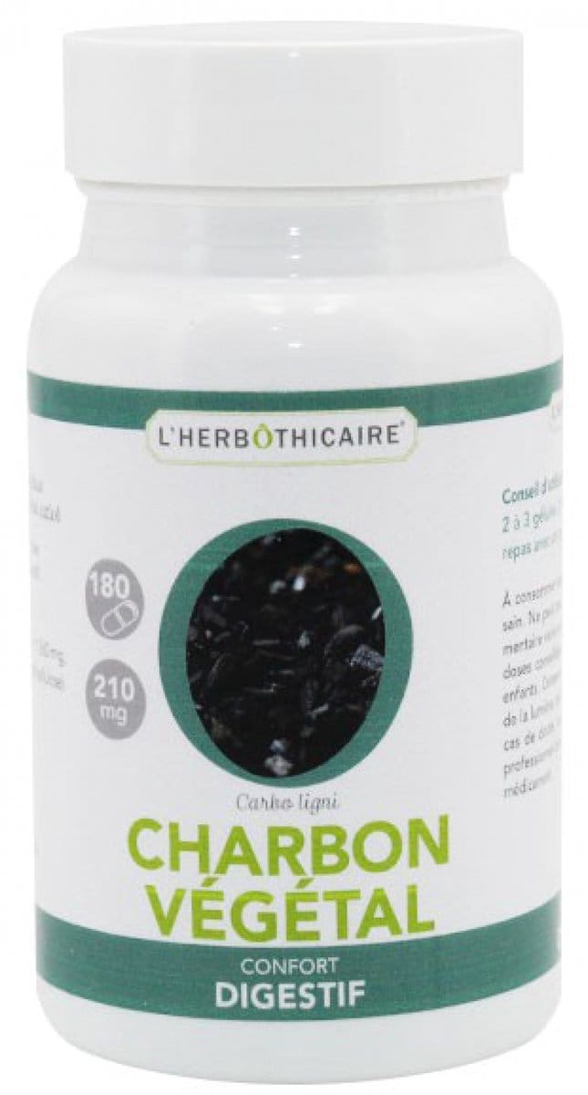 L'Herbôthicaire Plantaardige Kool 180 Capsules