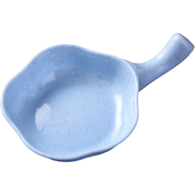 Petit Plat Bleu Multifonctionnel Sûr Durable Réutilisable Petits Bols à Sauce avec Poignée pour white