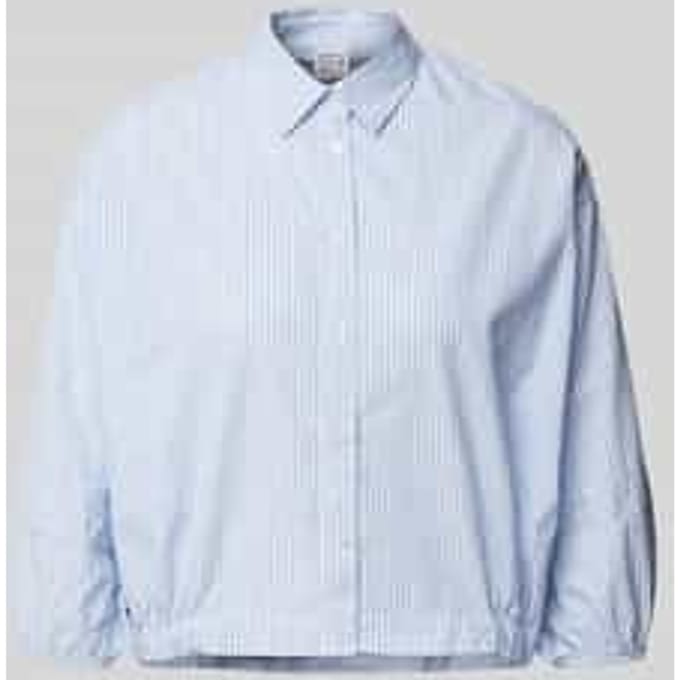 Regular fit overhemdblouse met 3/4-mouwen