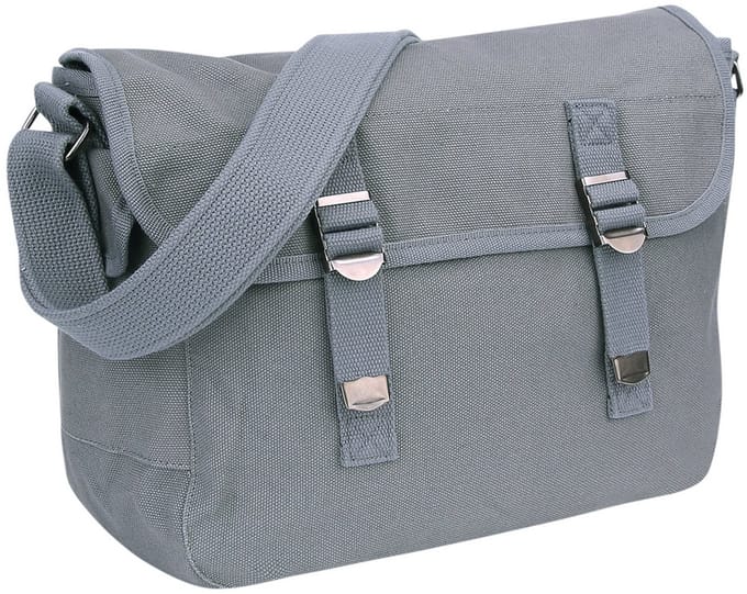 Fostex Pukkel tas US Style canvas grijs