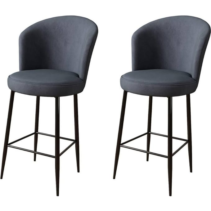 Set van 2 barkrukken Alte velvet | Atelier Del Sofa