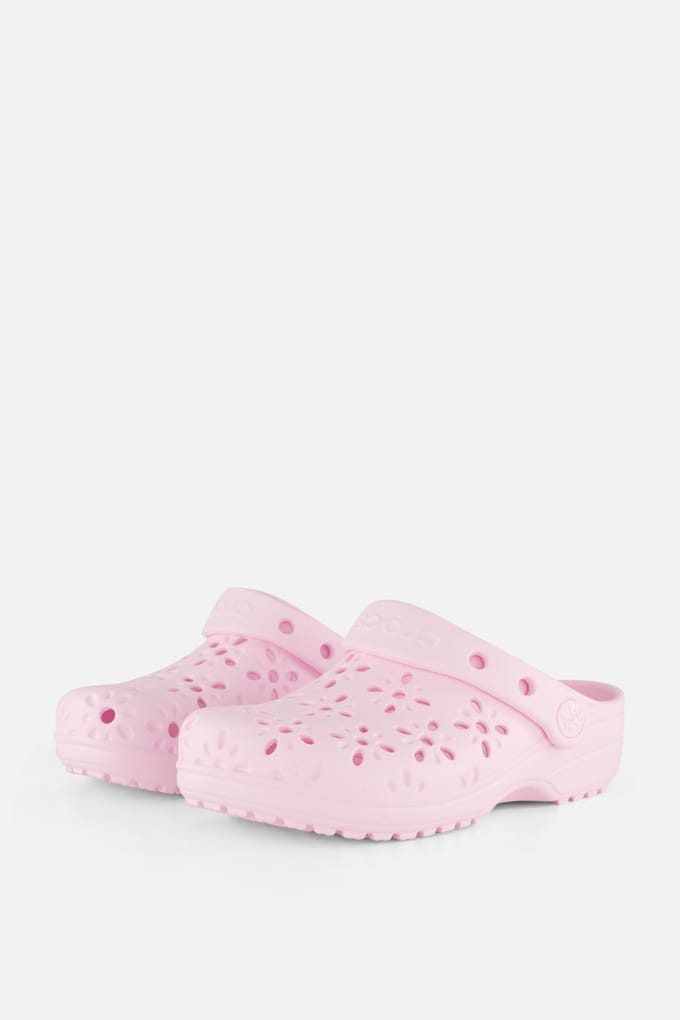 Crocs Classic Serie - Kinder Klomp - Floral Cut Out - PINK MILK - Maat 29-30