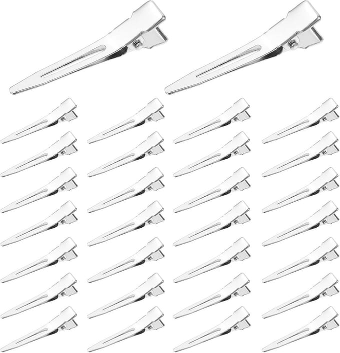 30 Stuks Eentebill Haarclips voor Dames - Haarstyling Accessoire voor Kappers en Thuisgebruik
