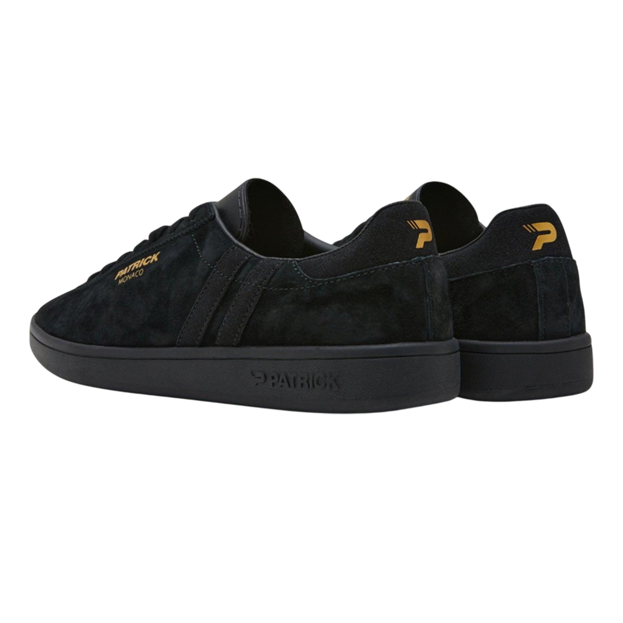 Patrick Mens Monaco Suède Cupsole Sneakers (Zwart)