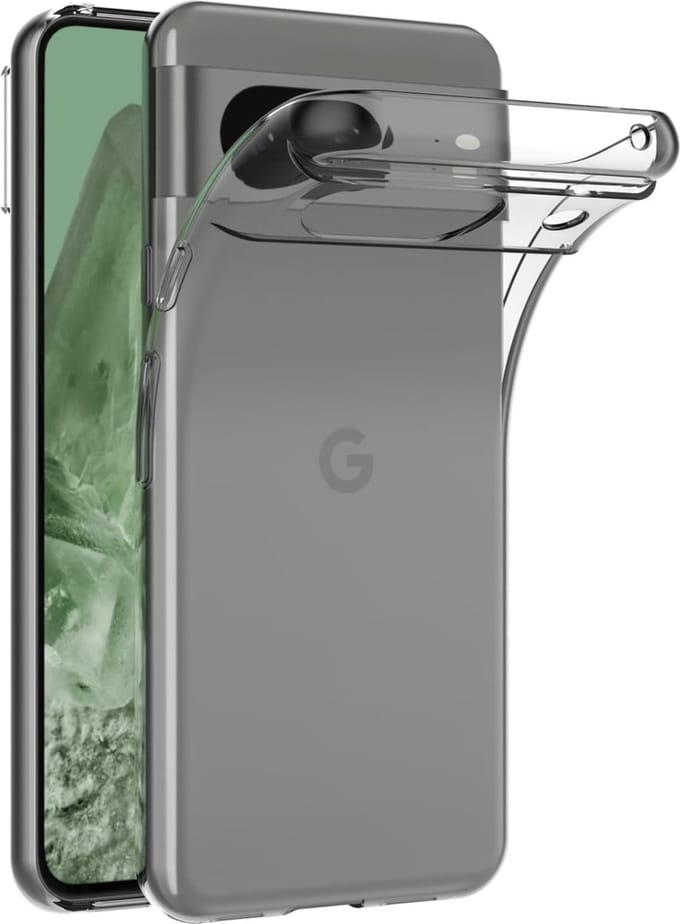 Hoesje voor Google Pixel 8A backcover Shockproof siliconen Transparant