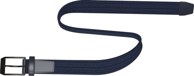 Braided Golf Riem Navy Maat W38