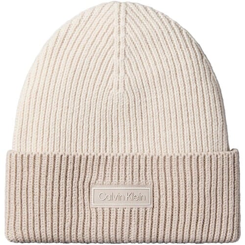 Calvin Klein Muts Patch Wool Chunky Rib - Fashion Wear - Vrouwen