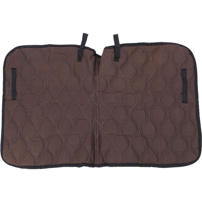 Tapis de selle respirant pour cheval, équipement d'équitation, 107 x 65 cm black