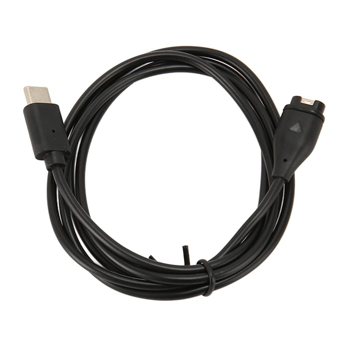 USB C Oplaadkabel voor Garmin Horloge Fenix 7 7S 7X 6 6S 6X 5 5S Forerunner 245 945 Instinct 2 2S black