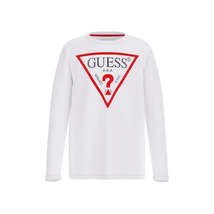 Kinder-T-shirt met lange mouwen Guess Core