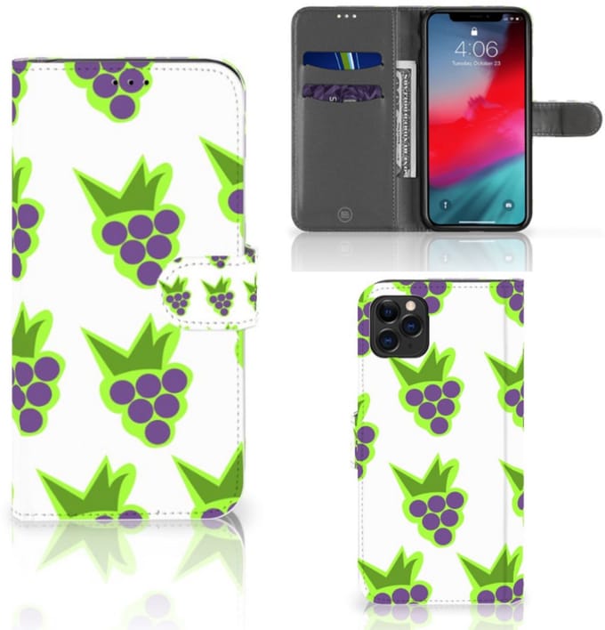 Apple iPhone 11 Pro Max Book Cover Druiven