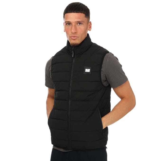 Weekend Offender Gewatteerd heren Jasper Gilet (Zwart)