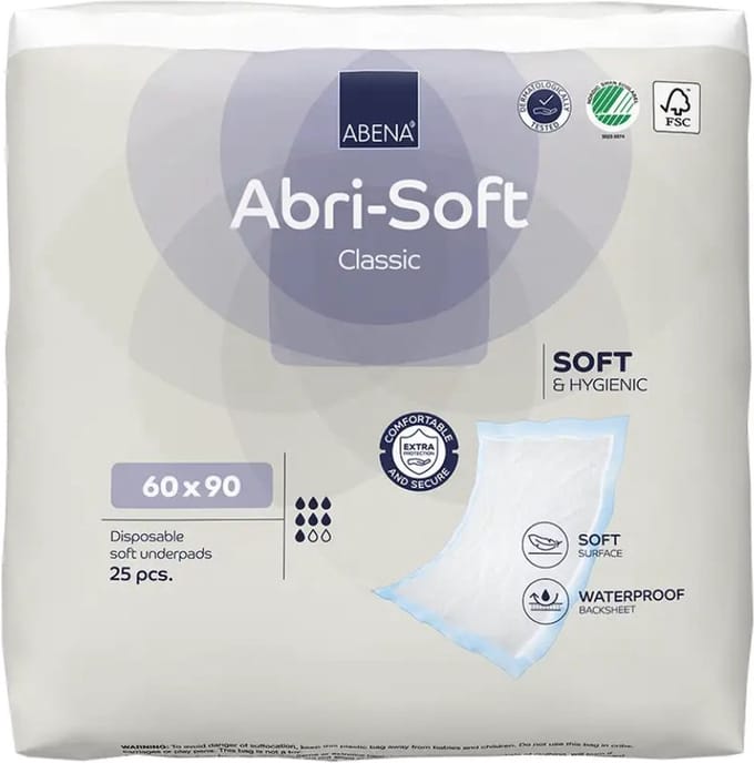 Abena onderleggers 60 x 90 Classic 25 stuks - Incontinentie