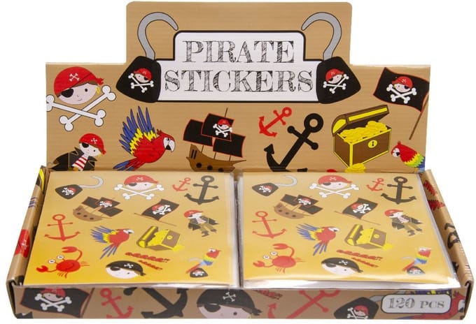 Duckiez stickervel Piraat - 120 stuks