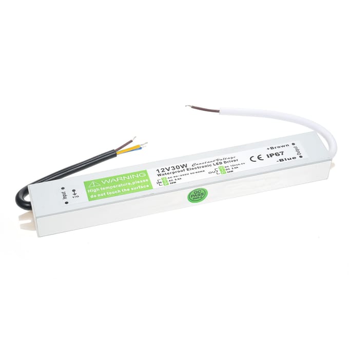 LED Driver Waterdichte IP67 Schakelvoeding Transformator Adapter AC 90V-250V naar DC 12V 50W Laag 12V 30W