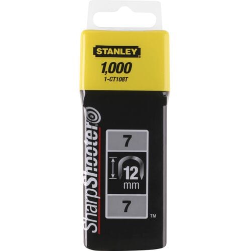 Stanley Kabelnieten Ct100 Gegalvaniseerd 12mm - Type 7 - 1000 Stuks