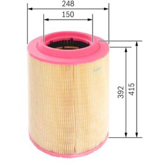 Luchtfilter BOSCH F 026 400 075