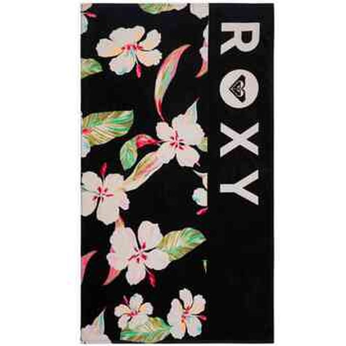 Roxy Cold Water Printed Handdoek Zwart Vrouw