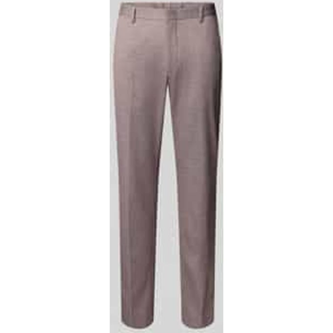 Straight fit pantalon met viscose, model 'Rick'