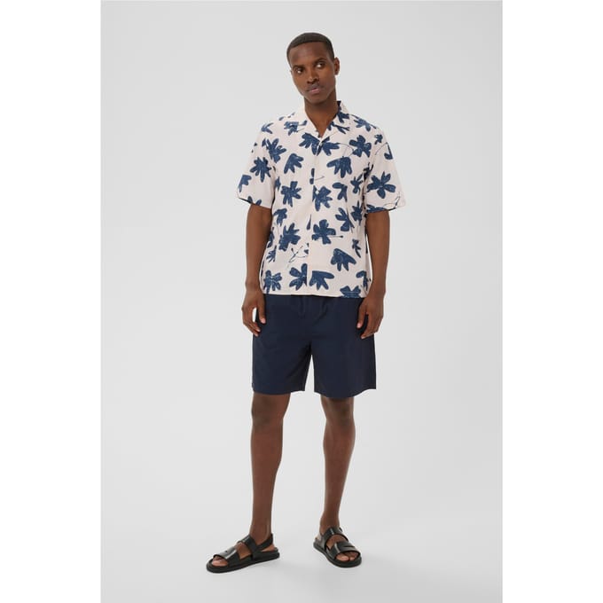 Regular fit vrijetijdsoverhemd van katoenmix model 'Klampo'