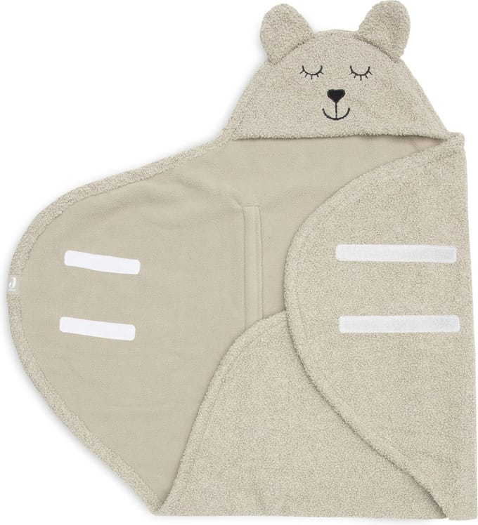 Jollein Wikkeldeken Bear Boucle Olive Green