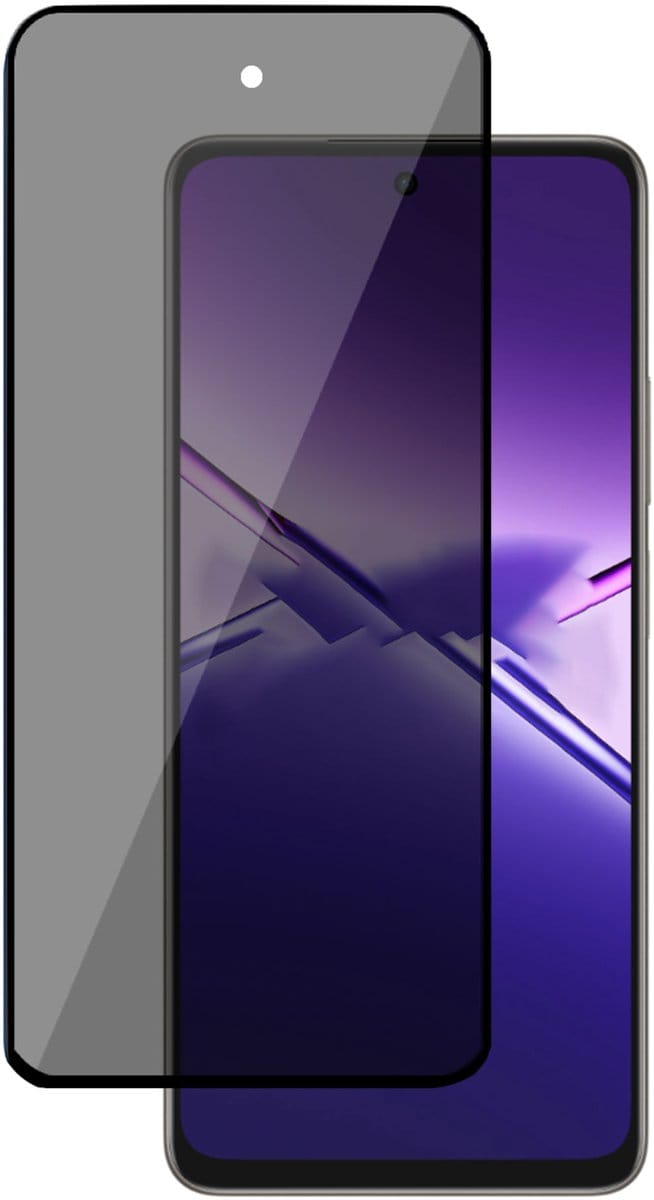 TechNow Privé Screenprotector geschikt voor OPPO A5 Pro - Screenprotector - Privacy Beschermglas - Privacy Proteqt+