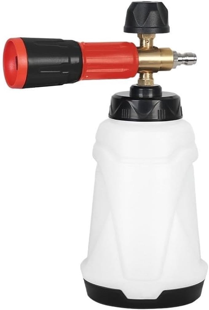 Schuimsproeier Hogedruk - Wasmiddelhouder Auto - Voertuig Onderhoud - Dikke Schuimafdekking - 26 x 16.5 x 10.5 cm - Wit