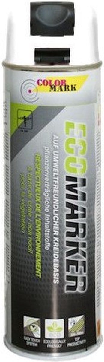 COLORMARK Ecomarker Krijtspray - Wit - 500 ml - Afwerkingslaag