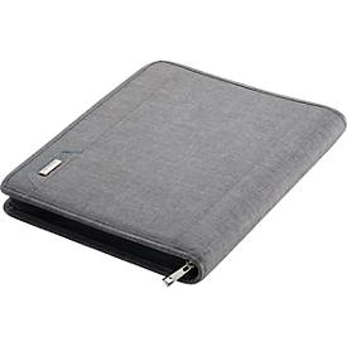 Alassio organisatiemap Lazio, A4, polyester, met gestoffeerd tabletvak, grijs