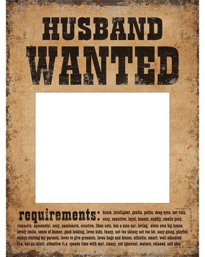 Partydeco - Wedding props wife husband wanted