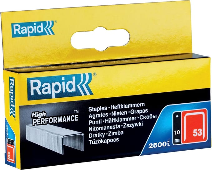 2500x Tacker Nietjes 10mm Fijn Draad voor Hout en Stof