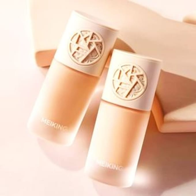 MEIKING - Hydrating Foundation - 3 Colors #01 Pink - 30g