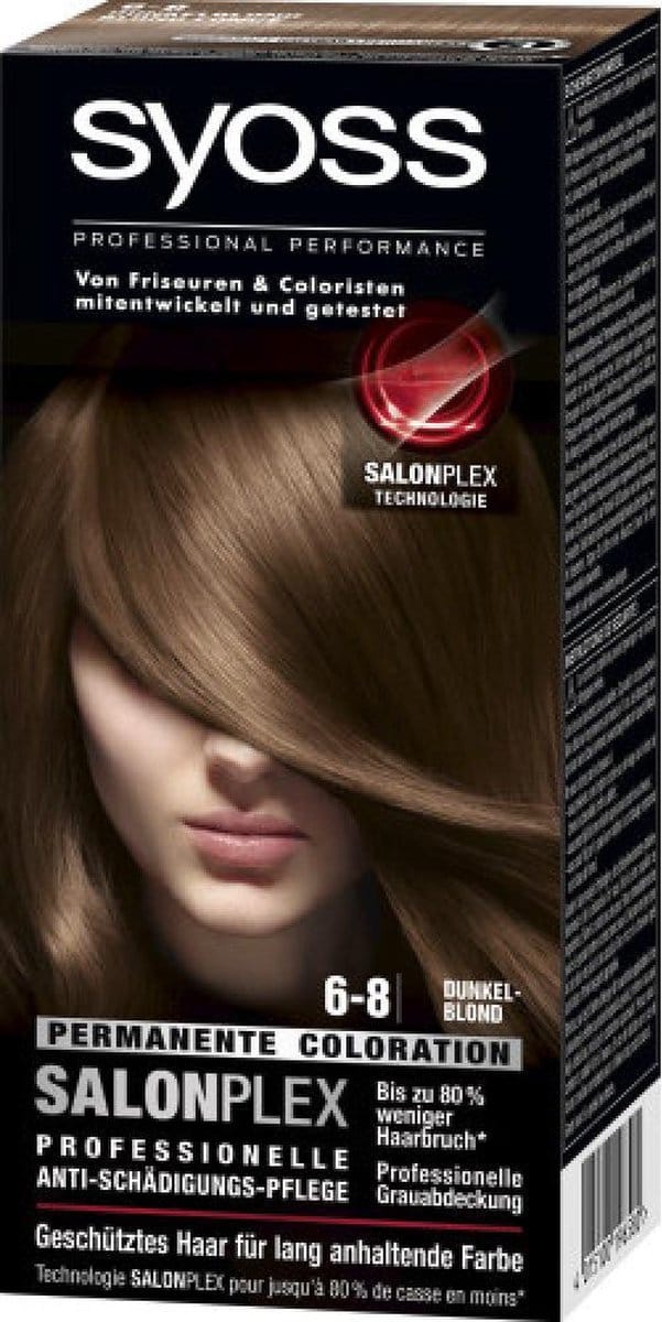 Syoss - Haarverf - 6_8 - Donkerblond - 115ml