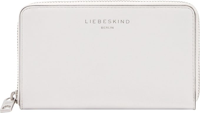 LIEBESKIND BERLIN Leren Portemonnee Alessa 2 Kodiaq Frieda Ziparound Wallet Cream White Wit