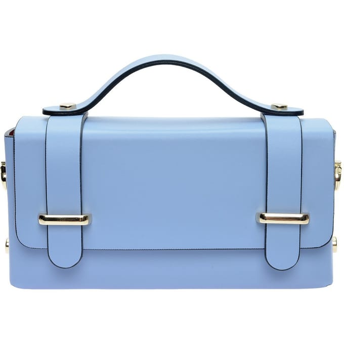 Isabella Rhea Turquoise Rundleer Tas