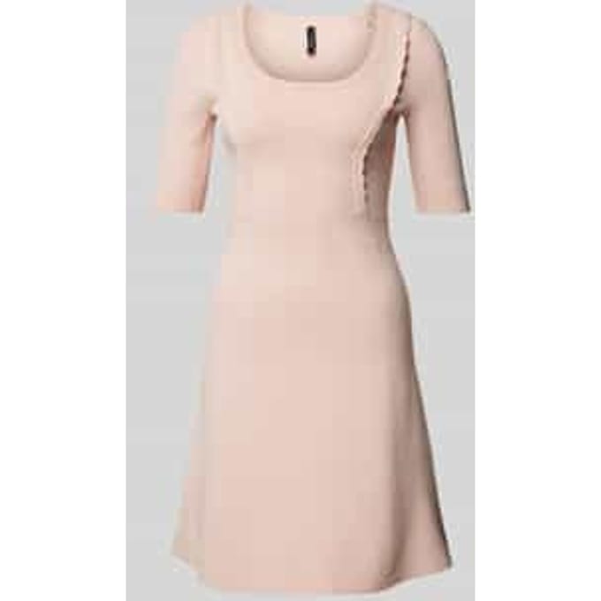 Mini-jurk in effen design, model 'DIANA'