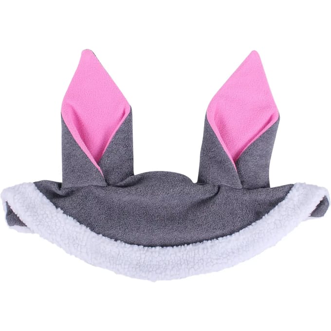 QHP Paashaas oren muts - maat Full - grey