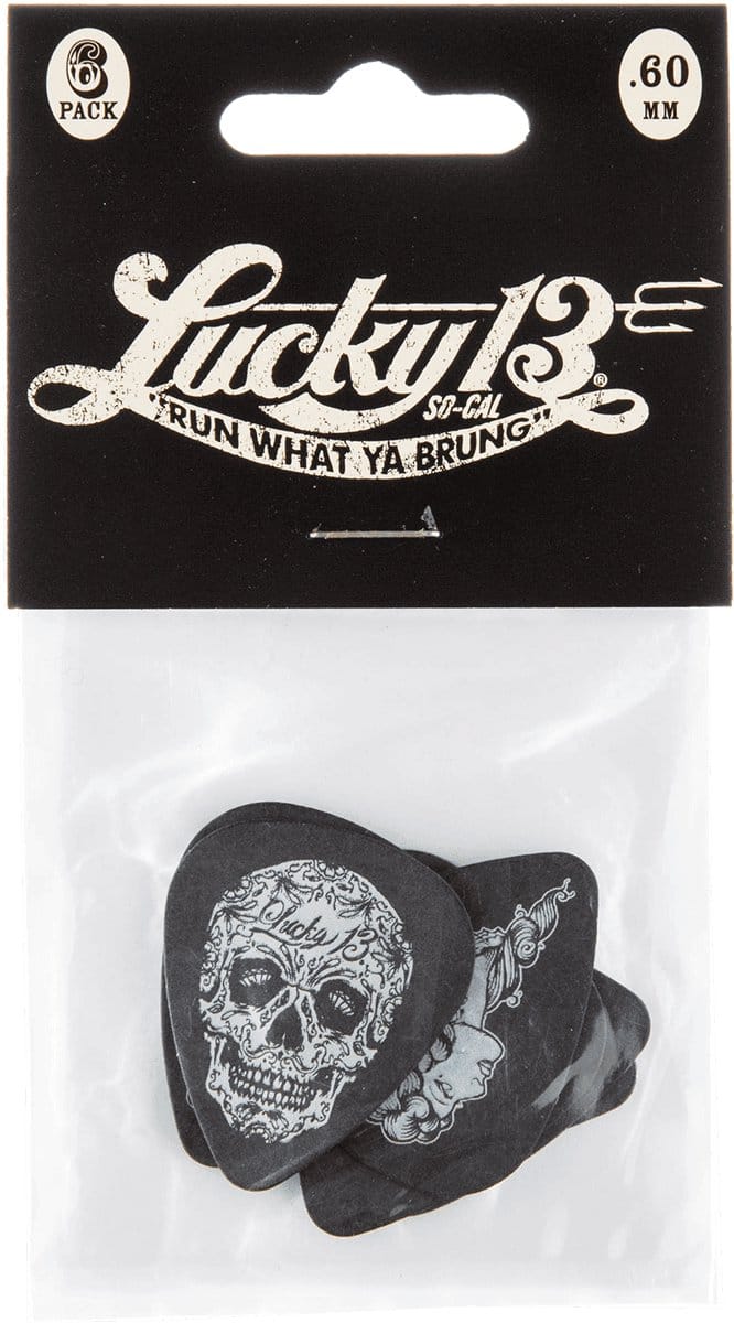 Jim Dunlop - Lucky 13 Serie III - Plectrum - 0.60 mm - 6-pack