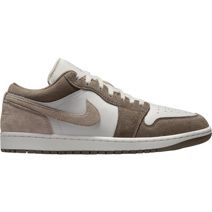 Air Jordan 1 Low Olive Grey Heren Sneakers Wit Bleek-Ivoor 553558-046 42.5 gray